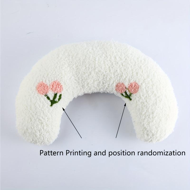 Cat U-Shaped Pillow for Deep Sleep, Ultra Soft Fluffy Pet Calming Toy