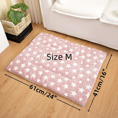 Soft Flange Pet Pads for Dogs/Cats - Machine Washable