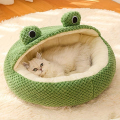 Warm Plush Cat Bed Nest for Autumn and Winter