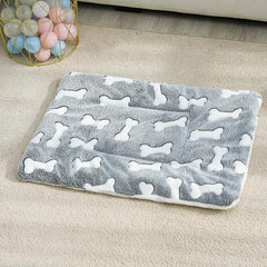 Double Sided Pet Mat for Cats and Dogs - Cartoon Design Cozy Sleeping Mat