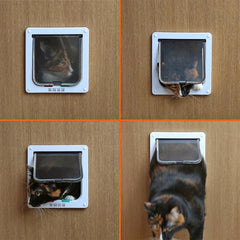 Pet Door Cat Door Flap for Interior Exterior Doors Easy Installation