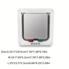 Pet Door Cat Door Flap for Interior Exterior Doors Easy Installation