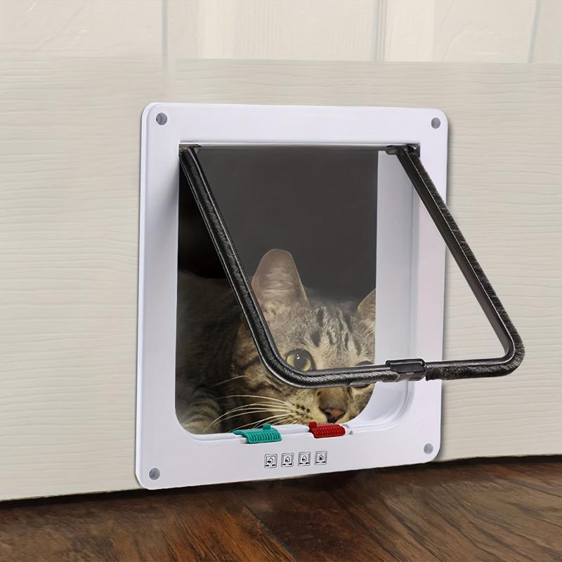 Pet Door Cat Door Flap for Interior Exterior Doors Easy Installation
