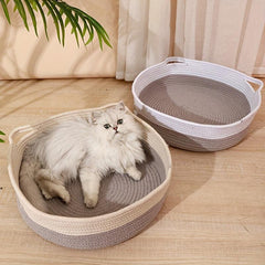 Hand Woven Cat Nest Winter Warm Cat Basket Four Seasons Universal Cat Bed