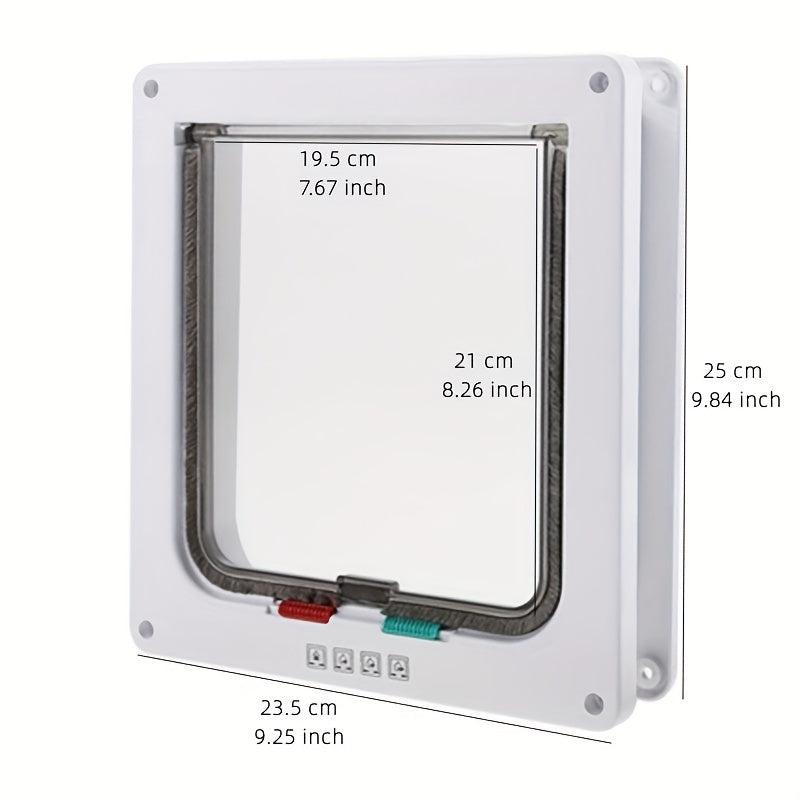 Secure Pet Flap Door for Cats & Dogs