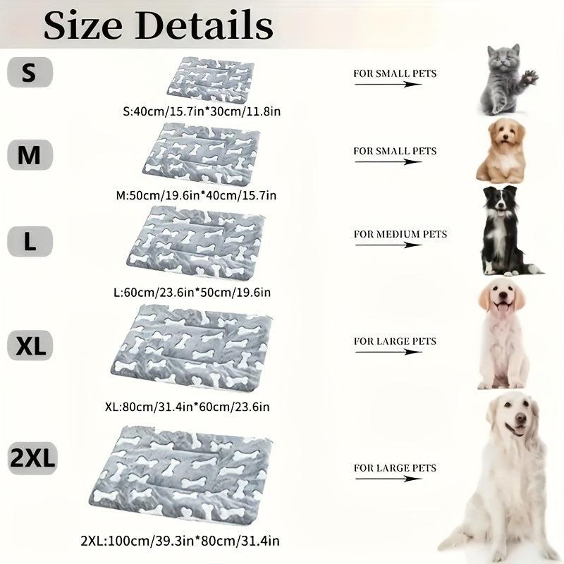 Warm Cozy Pet Bed Mat for Cats Dogs Double Sided Washable Sleeping Pad
