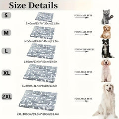 Warm Cozy Pet Bed Mat for Cats Dogs Double Sided Washable Sleeping Pad