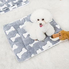 Warm Cozy Pet Bed Mat for Cats Dogs Double Sided Washable Sleeping Pad