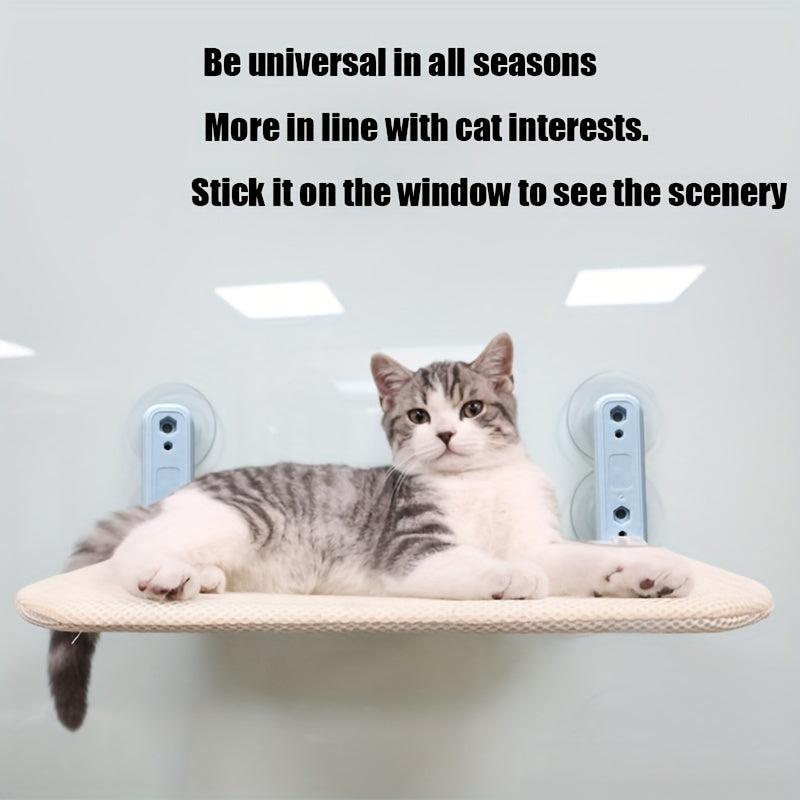 Cat Window Perch Cat Hammock Large Cat Bed Solid Metal Frame Indoor Cat Seat