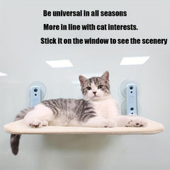 Cat Window Perch Cat Hammock Large Cat Bed Solid Metal Frame Indoor Cat Seat