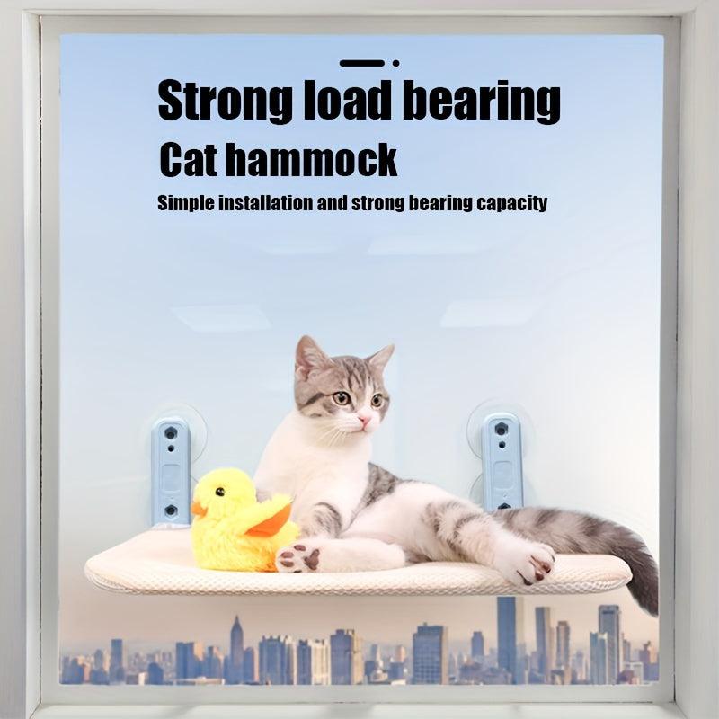 Cat Window Perch Cat Hammock Large Cat Bed Solid Metal Frame Indoor Cat Seat