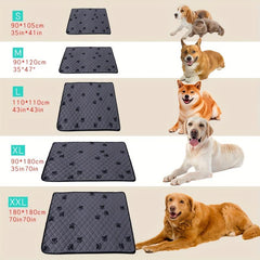 Soft Large Pet Mat Washable Reusable Waterproof Dog Mat Non-slip