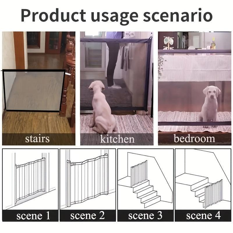 1pc Dog Isolation Net Portable Folding Pet Isolation Fence Dog Barrier
