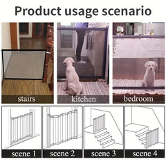 1pc Dog Isolation Net Portable Folding Pet Isolation Fence Dog Barrier