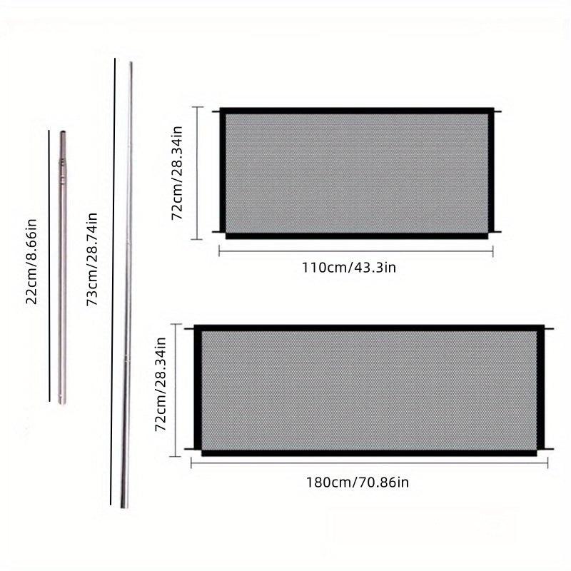 1pc Dog Isolation Net Portable Folding Pet Isolation Fence Dog Barrier