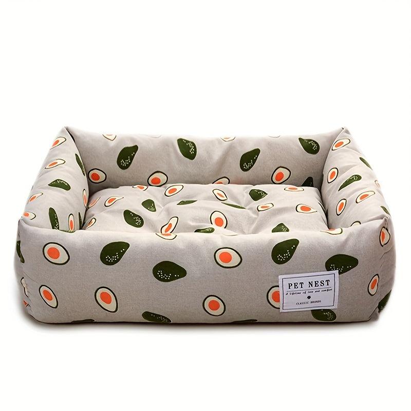 Cozy Square Pet Nest - Comfy Dog Bed