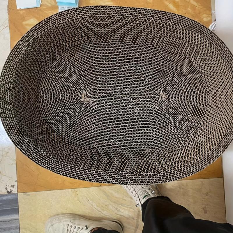 Oval Cat Scratching Board - Wear & Scratch Resistant