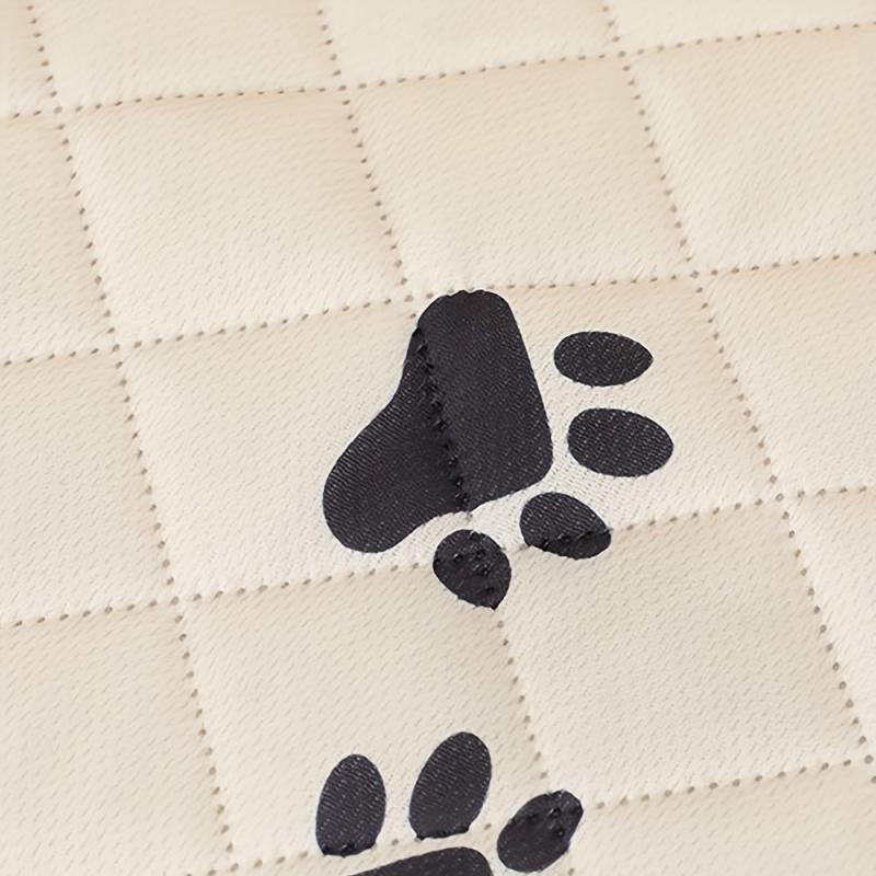 Waterproof Paw Print Pet Sofa Bed Mat for Dogs