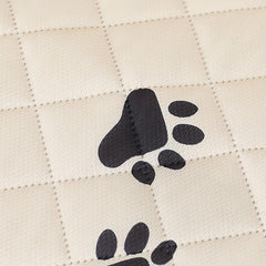 Waterproof Paw Print Pet Sofa Bed Mat for Dogs
