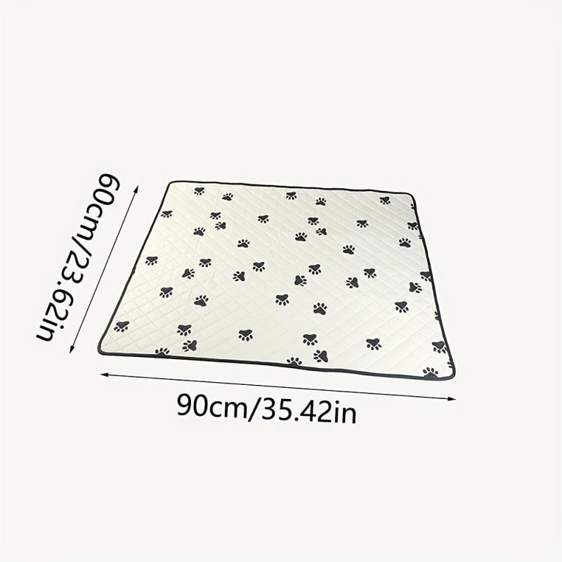 Waterproof Paw Print Pet Sofa Bed Mat for Dogs