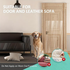 Door Scratch Protector Anti Dog Scratch Door Guard Clear