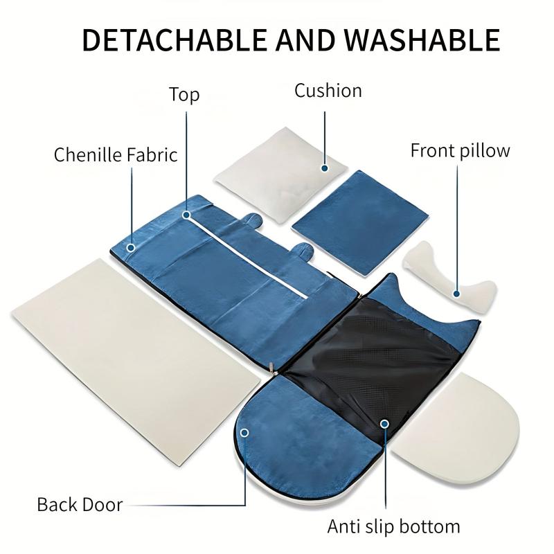 Soft Cat Small Dog Bed House Removable Washable Pet Cushion
