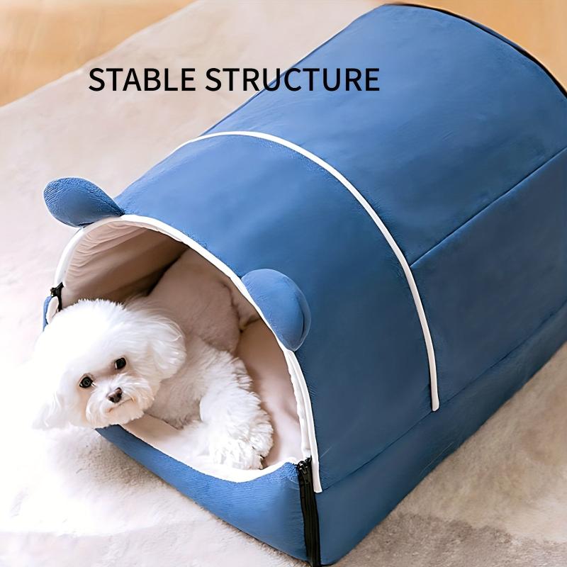 Soft Cat Small Dog Bed House Removable Washable Pet Cushion