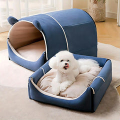Soft Cat Small Dog Bed House Removable Washable Pet Cushion