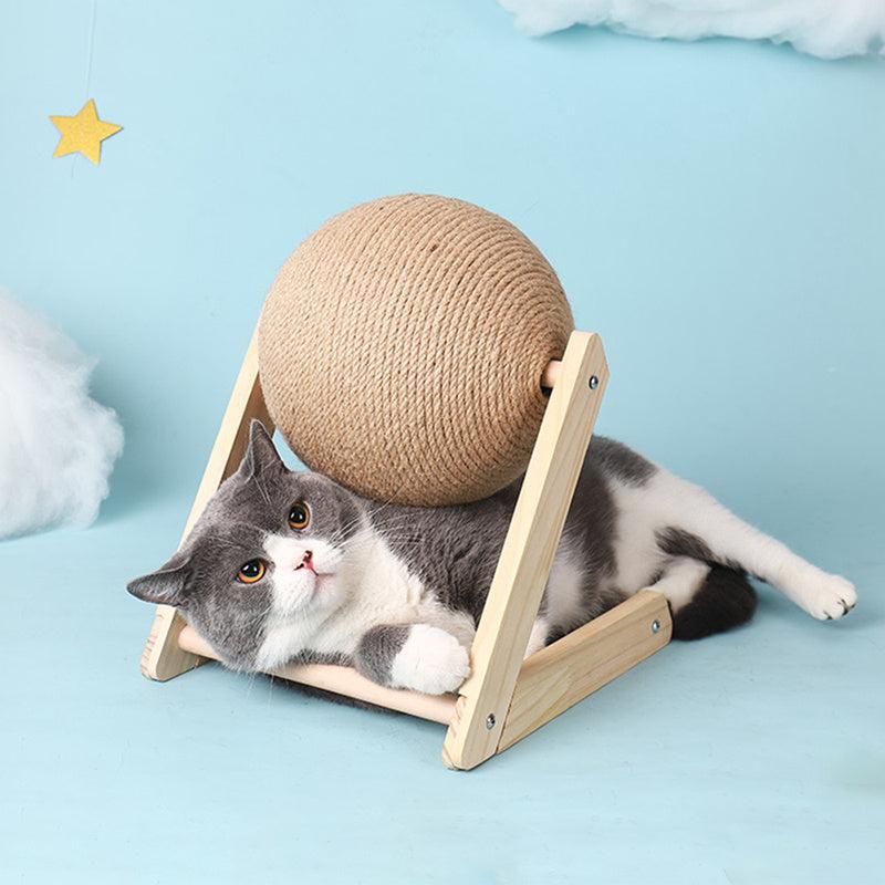 Cat Scratching Post Ball Toy Wear Resistant Cat Scratcher