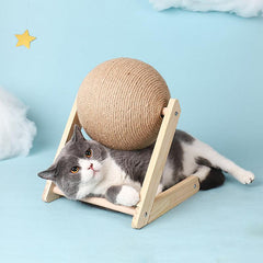 Cat Scratching Post Ball Toy Wear Resistant Cat Scratcher