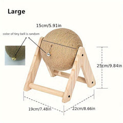 Cat Scratching Post Ball Toy Wear Resistant Cat Scratcher