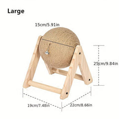 Cat Scratching Post Ball Toy Wear Resistant Cat Scratcher