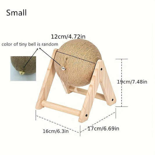 Cat Scratching Post Ball Toy Wear Resistant Cat Scratcher