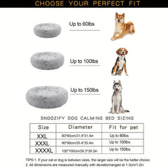 Cozy Donut Bed for Cats & Dogs - Deep Sleep & Calming Rest
