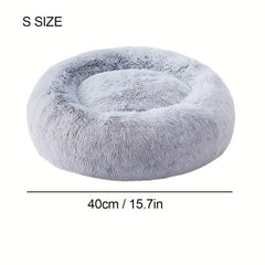 Cozy Donut Bed for Cats & Dogs - Deep Sleep & Calming Rest