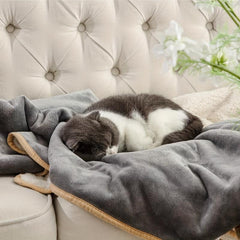 Waterproof Dog Blanket Reversible Throw Cat Blankets Bed Couch Sofa Protector