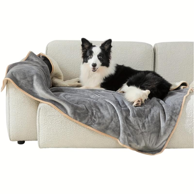 Waterproof Dog Blanket Reversible Throw Cat Blankets Bed Couch Sofa Protector