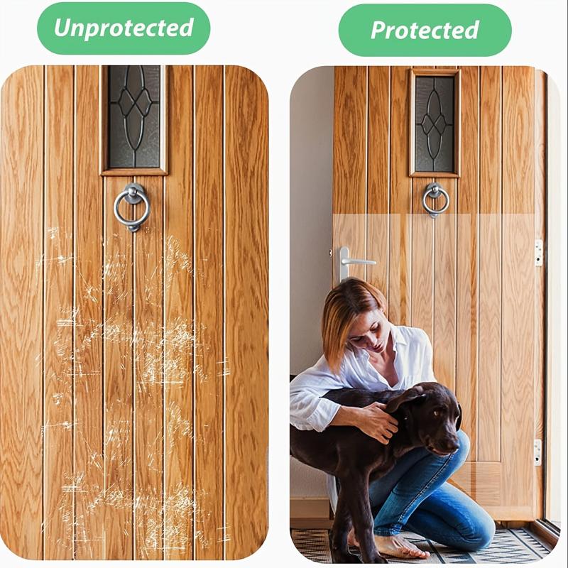 Dog Scratch Door Protector - Anti Dog Scratch Guard - Clear