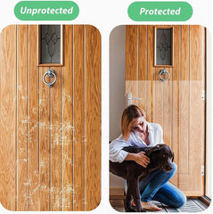 Dog Scratch Door Protector - Anti Dog Scratch Guard - Clear