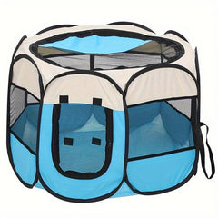 Foldable Pet Playpen Indoor for Dogs Cats Rabbits