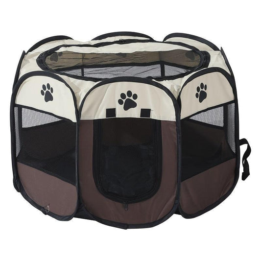 Foldable Pet Playpen Indoor for Dogs Cats Rabbits