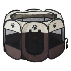 Foldable Pet Playpen Indoor for Dogs Cats Rabbits