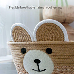 Woven Rattan Rope Cat Bed Semi Enclosed Cat Nest