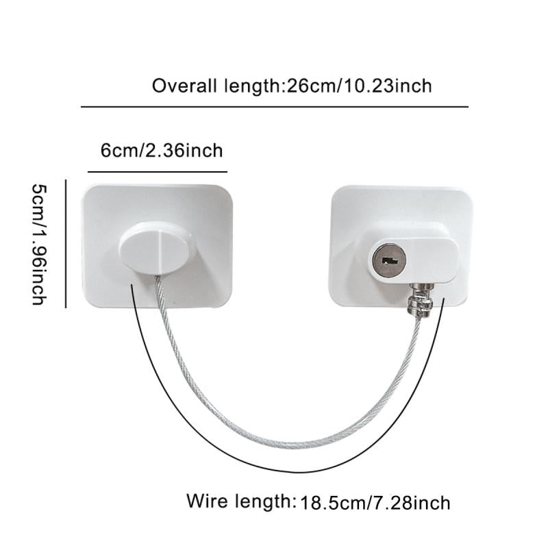 1pc Pet Safety Lock Cat Door Holder Latch High Floor Protective Equipment Lock