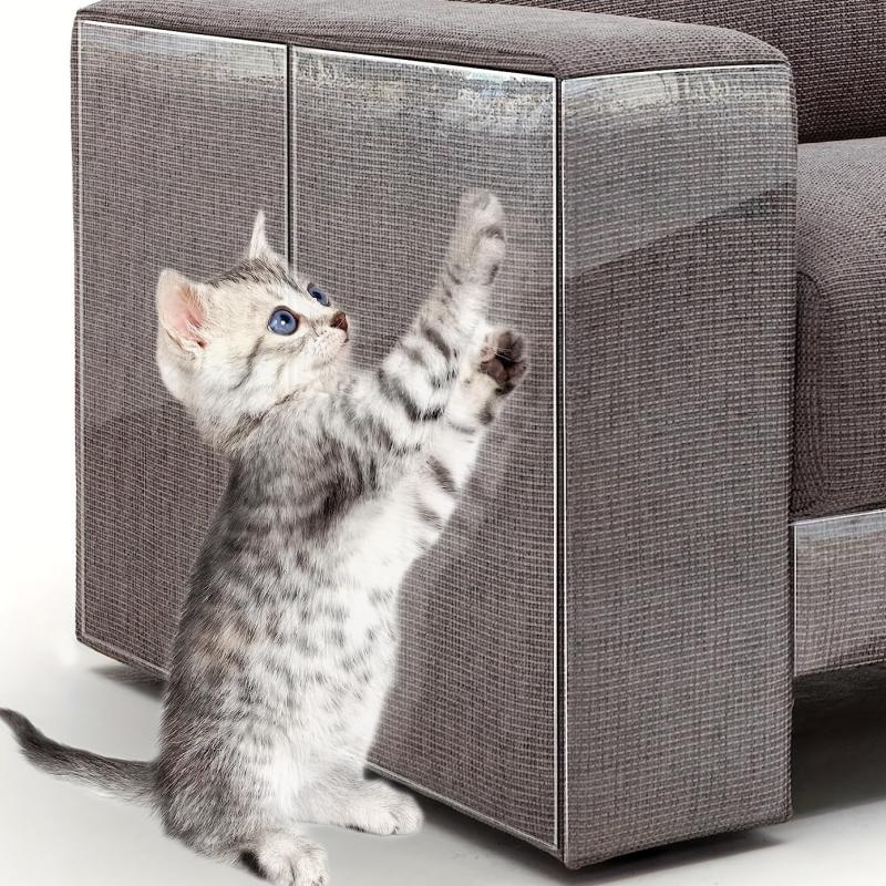 5pcs Cat Furniture Protector Tape Double Sided Scratch Deterrent for Couch Sofa