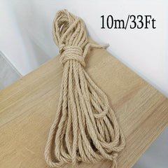33ft Jute Rope Cat Scratching Post u2013 Refurbish Furniture & Entertain Cats