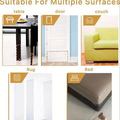 5pcs Cat Scratch Protector Clear Self Adhesive Furniture Protectors