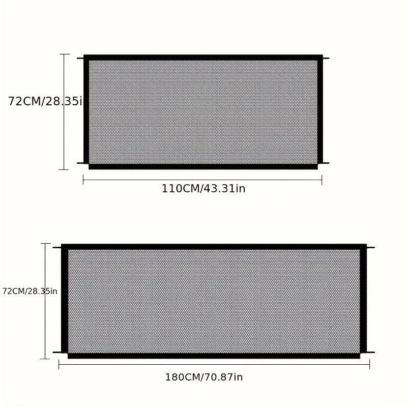 Dog Mesh Gate Portable Safety Fence Indoors