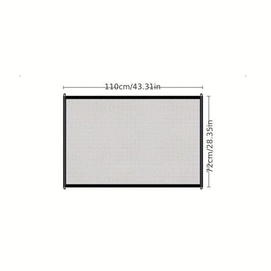 Dog Mesh Gate Portable Safety Fence Indoors
