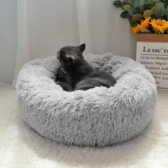Winter Pet Bed Mat Round for Cats and Small Dogs